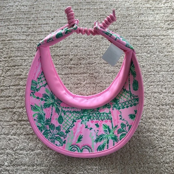 NWOT Lily Pulitzer GWP Visor Mandevilla Baby Always Worth It - Picture 2 of 4